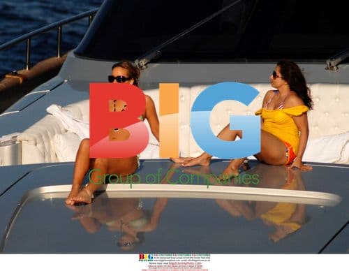 Mariah Carey on Roberto Cavalli's Yacht