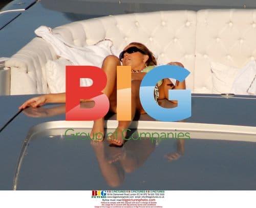 Mariah Carey on Cavalli's Yacht