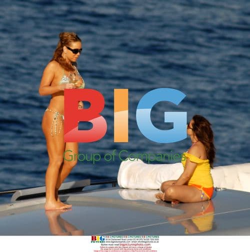 Mariah Carey on Cavalli Yacht