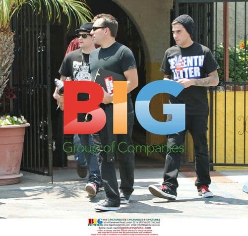 Joel Madden and Good Charlotte Bandmates Lunch