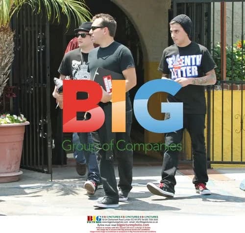 Joel Madden and Good Charlotte Bandmates Lunch
