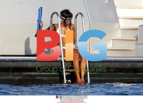 Naomi Campbell on Dolce & Gabbana Yacht