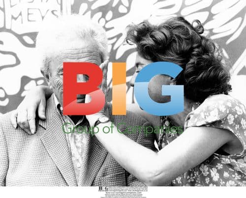 Michelangelo Antonioni and Wife at Venice Film Festival