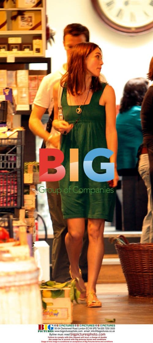 Keira Knightley and Mystery Hunk in London