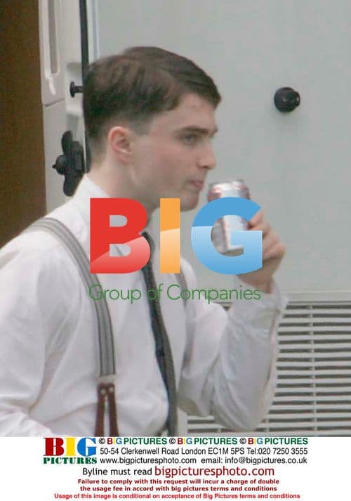 Daniel Radcliffe on set of "My Boy Jack"