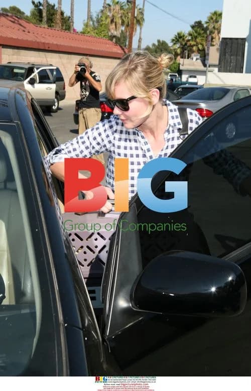 Kirsten Dunst Heads to Vet