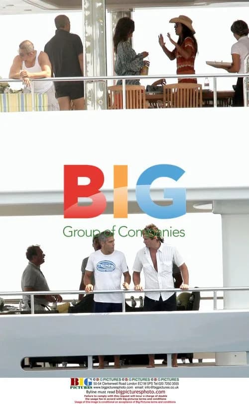 George Clooney on Yacht with Woman