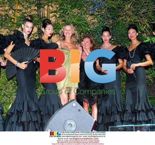 Supermodel Eva Herzigova at Chopard Party in Marbella