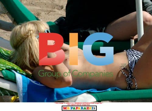 Peaches Geldof Sunbathing Topless in Spain