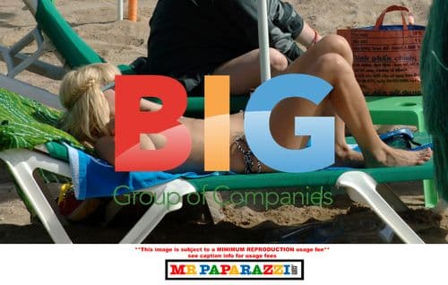 Peaches Geldof Topless Sunbathing