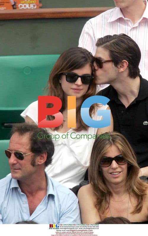 Celebrities at Roland Garros Tournament