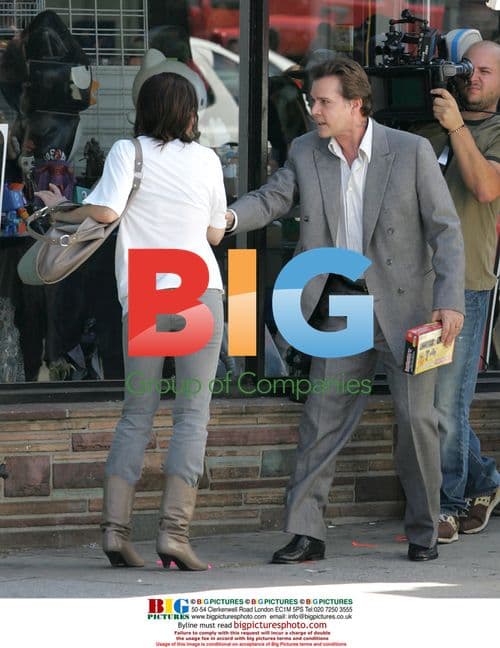 Jessica Biel and Ray Liotta on Powder Blue Set