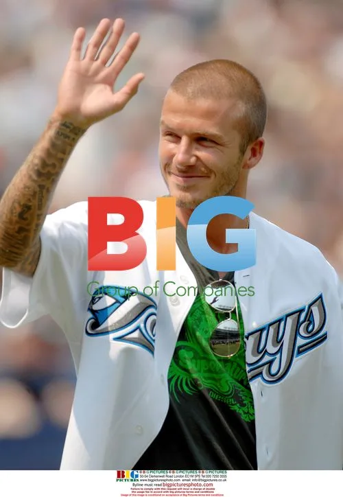 David Beckham First Pitch in Toronto