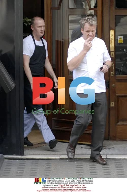 Gordon Ramsay out in central London