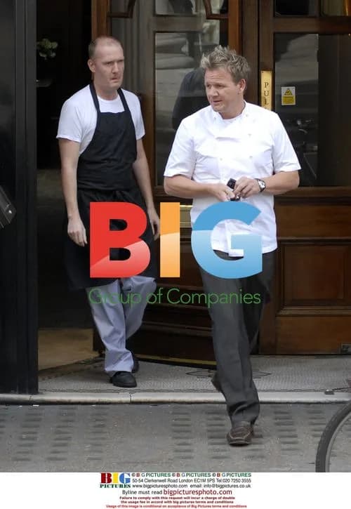 Gordon Ramsay out in central London