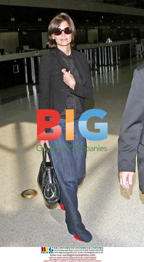 Katie Holmes Arrives at LAX