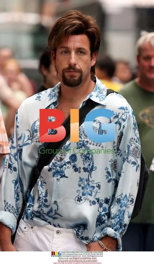 Adam Sandler On Movie Set of "You Don't Mess with the Zohan"