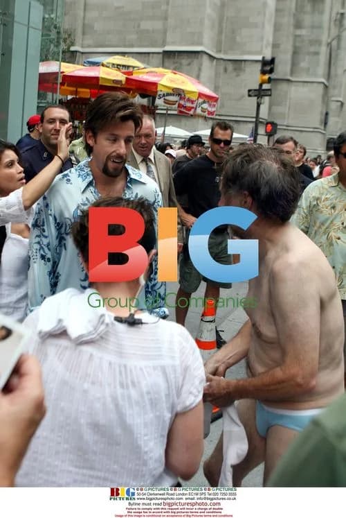 Adam Sandler on set of \"You Don't Mess with the Zohan\"