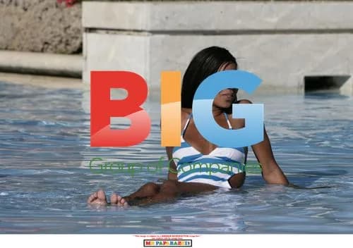 Charley Uchea and Sister Jade on Holiday