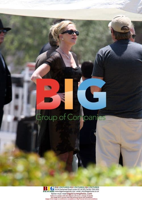 Melanie Griffith Filming TV Show "Viva Laughlin"