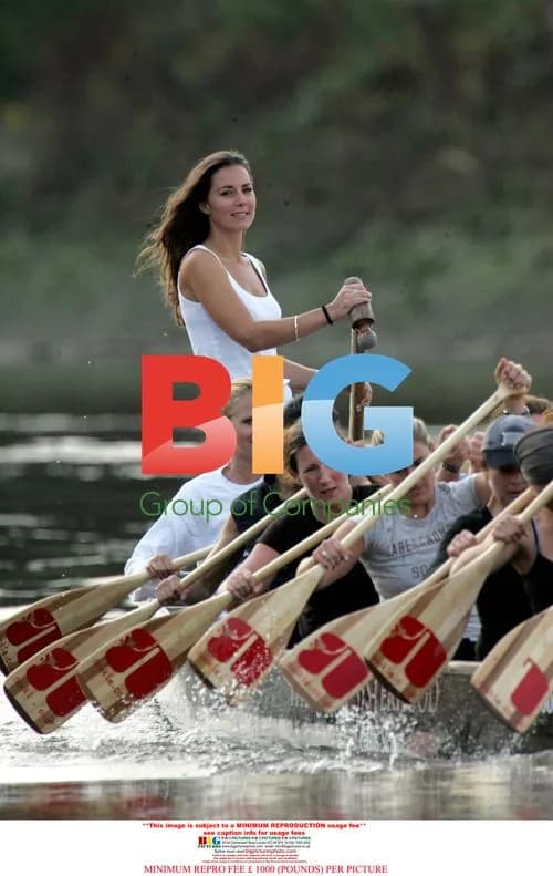 Kate Middleton Dragon Boat Training