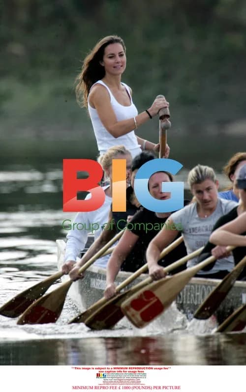 Kate Middleton Dragon Boat Training