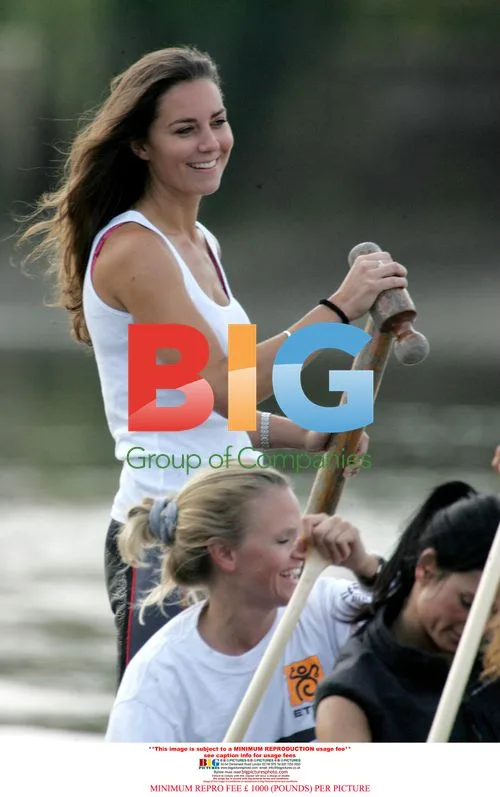 Kate Middleton Training for Dragon Boat Event