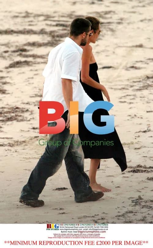 Brad Pitt and Angelina Jolie on Holiday in Africa