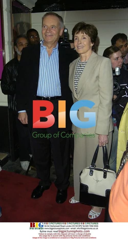 Jeffrey Archer and wife at 'Grease' press night