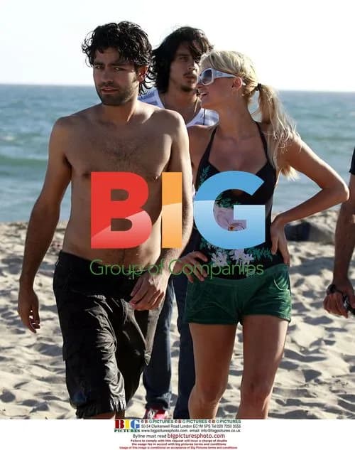 Paris Hilton and Adrian Grenier Enjoy Malibu Beach Day