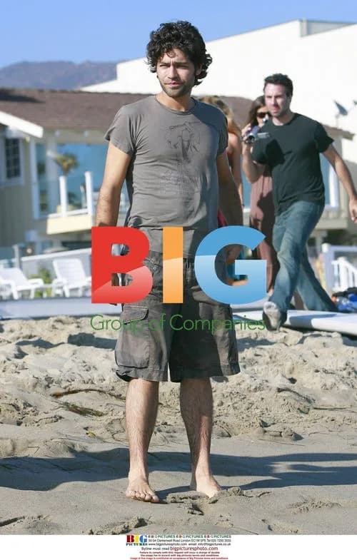 Paris Hilton and Adrian Grenier at Malibu Beach