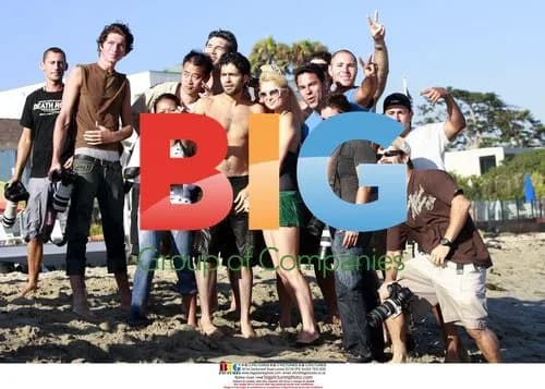 Paris Hilton and Adrian Grenier at Malibu Beach