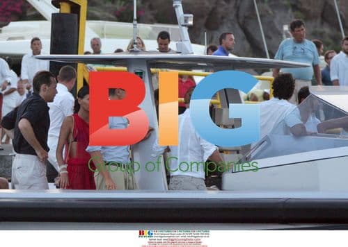 Valentino on holiday on his yacht in Italy