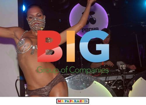 David Guetta and dancers at Loch Lomond festival