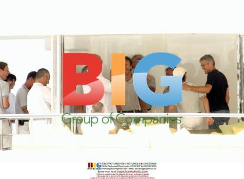 George Clooney enjoys time on yacht