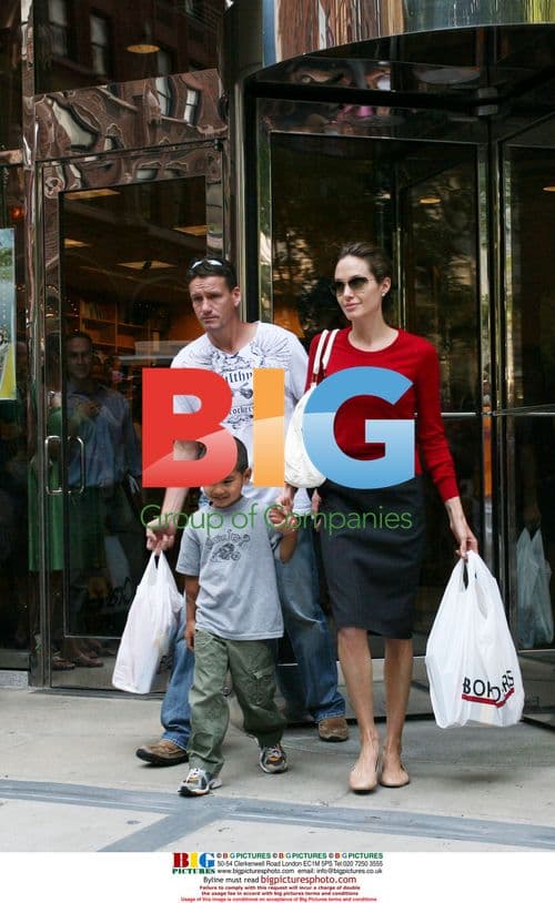 Angelina Jolie and Son Maddox Leave Bookstore