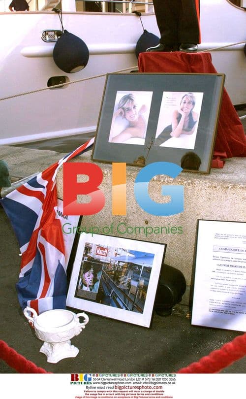 Homage to Lady Diana, Princess of Wales, in St. Tropez