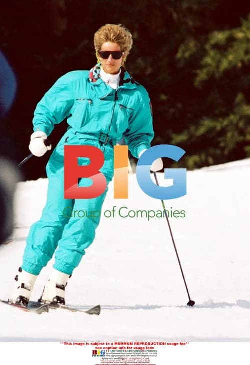 Lady Diana & Sons on Holiday in Lech, Austria