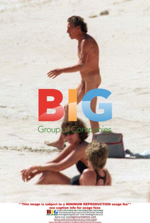 Lady Diana Princess of Wales on holiday in St Barthlemy