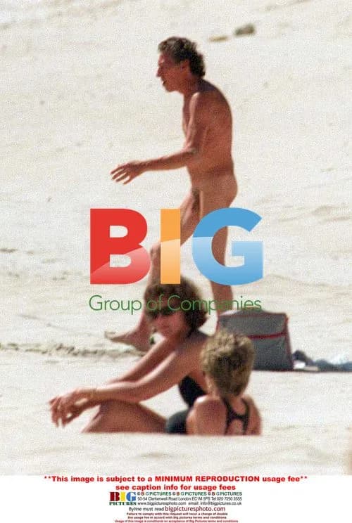 Lady Diana Princess of Wales on holiday in St Barthlemy