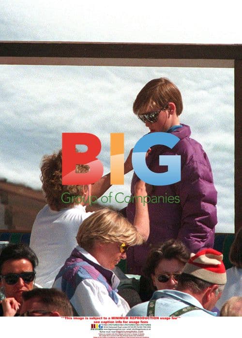 Lady Diana and Princes William and Harry on Holiday