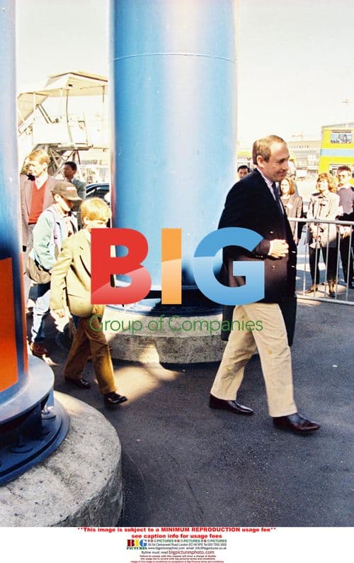 Princess Diana and Sons Arrive in Zurich