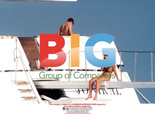 Lady Diana and Son Prince William in St Tropez