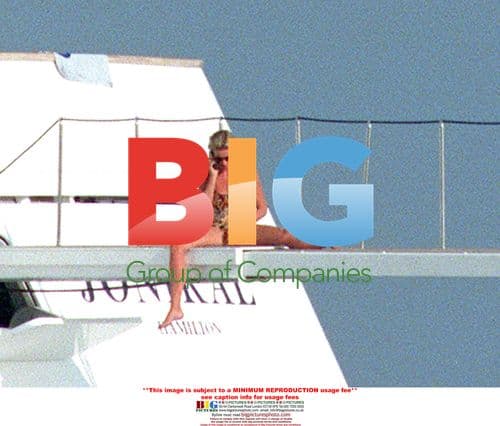 Lady Diana and Prince William on Holiday in St Tropez