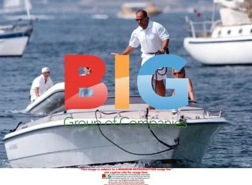 Lady Diana and Dodi Al Fayed in St. Tropez