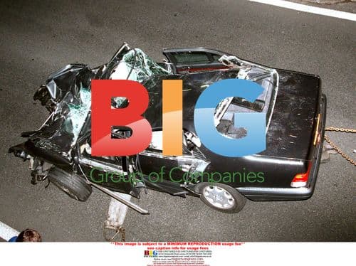 Scenes of Princess Diana Car Crash