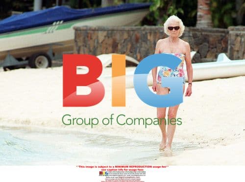 Lady Di's mother on holiday in Mauritius