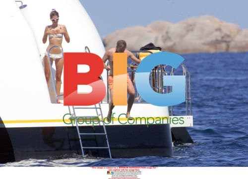 Roman Abramovich and Daria Zhukova in Sardinia