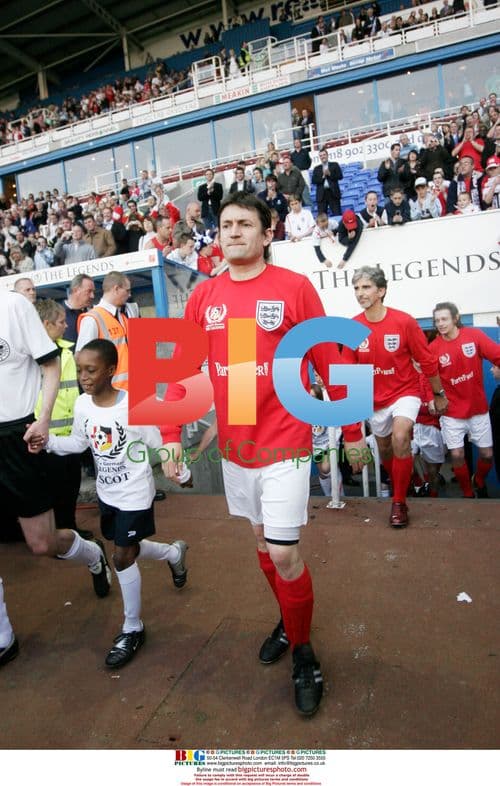 Paul Heaton at England vs Germany Football Legends