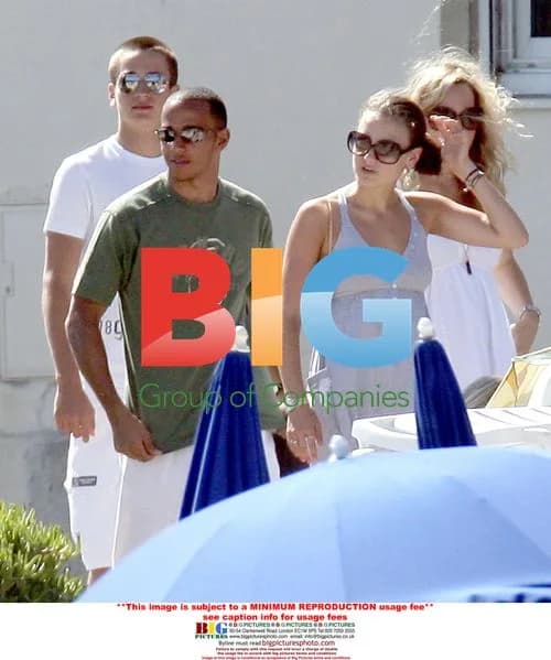 Lewis Hamilton on Vacation in France